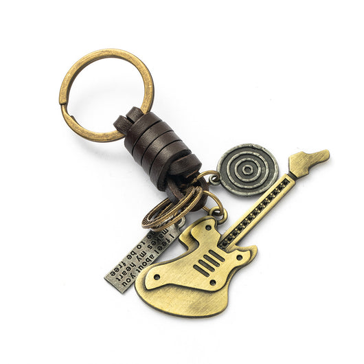 Llavero de Cuero Tejido a Mano - Estilo Vintage Artesanal - Image 12