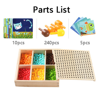 Tablero Combinado de Rompecabezas y Juegos Creativos - Image 11