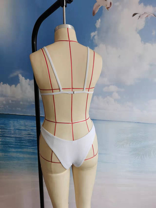 Bikini Realce Angel Demonio con Escote Pronunciado - Traje de Baño Dividido para Mujer - Image 9