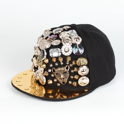 Gorra de Béisbol Calavera Leopardo con Remaches para Hombre y Mujer - Image 15