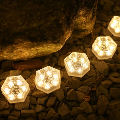 Luz Solar Empotrada Hexagonal para Jardín - Iluminación LED Impermeable - Image 3