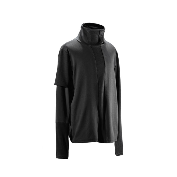 Playera Térmica de Cuello Alto con Dedos para Hombre