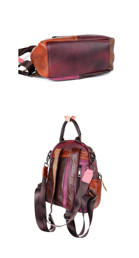 Mochila de Cuero Genuino con Acabado Envejecido - Backpack Outdoor Premium - Image 14