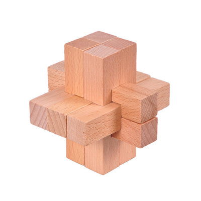 Rompecabezas de Madera Kongming Lock - Juguete Educativo para Adultos - Image 7