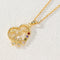 Mother's Day Gift Hollow Heart English Letter Love Mom Rhinestone Butterfly Finger Ring Jewelry Gift Dorado Necklace