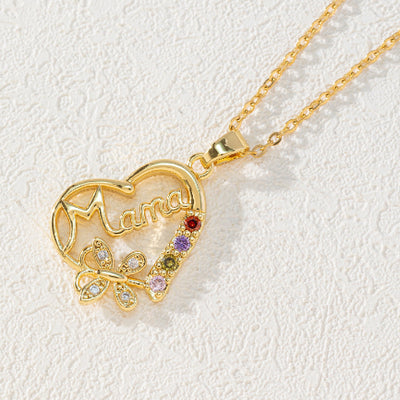 Anillo Ajustable para Mamá con Corazón y Mariposa - Regalo Día de la Madre - Image 10