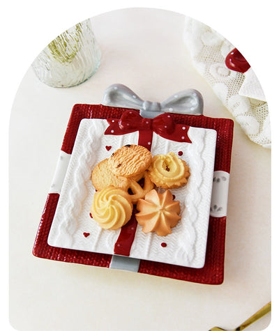 Plato Cuadrado Decorativo con Moño - Multiusos para Eventos y Celebraciones - Image 16