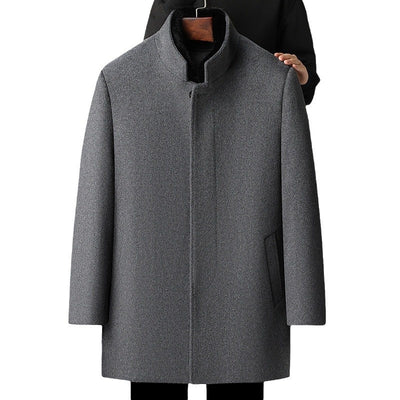 Sobretodo de Lana para Hombre con Forro de Plumas Desmontable - Image 5