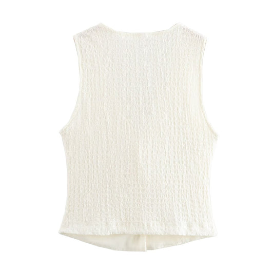 Conjunto Texturizado: Chaleco y Pantalón Recto - Image 38