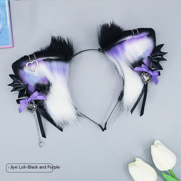 Diadema Halloween Japonesa con Accesorios para el Cabello - Estilo Gótico Oscuro - Image 3