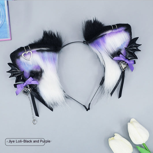 Diadema Halloween Japonesa con Accesorios para el Cabello - Estilo Gótico Oscuro - Image 3
