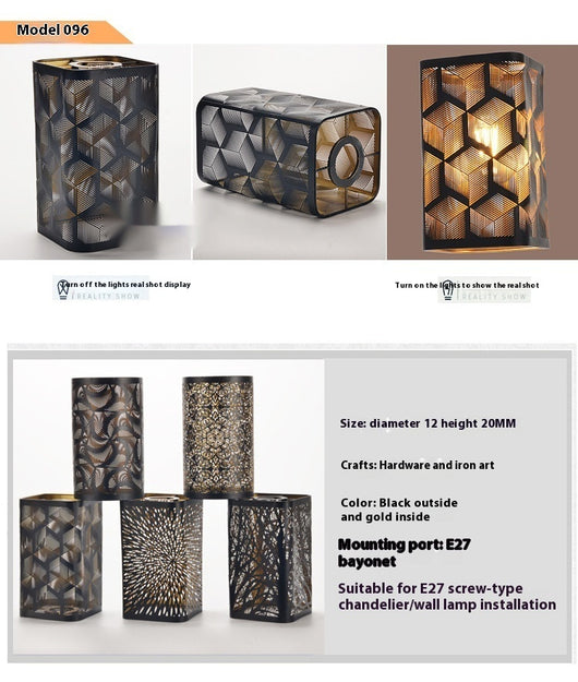 Pantalla Láser para Lámpara - Accesorios Cuadrados y Redondos - Image 15