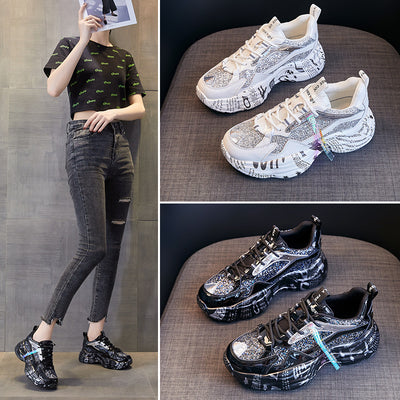 Zapatillas Papá Gruesas Coreanas para Mujer - Otoño Invierno - Image 6