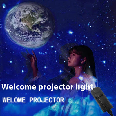Lámpara Proyectora de Luna con Cielo Estrellado - Image 2