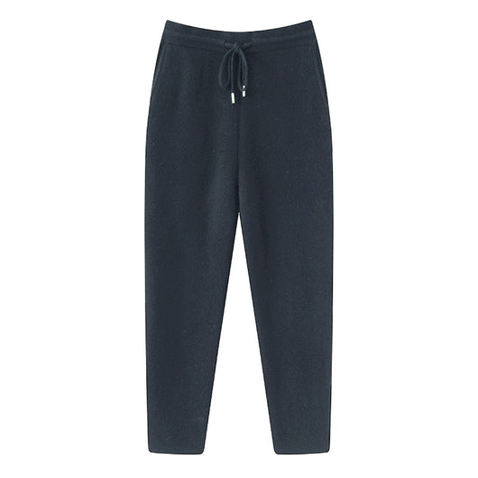 Pantalones Deportivos Casuales de Lana Gruesa Color Sólido para Hombre - Image 11