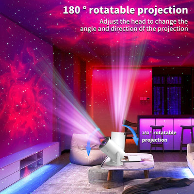 Lámpara Proyector de Nebulosa con Altavoz Bluetooth - Luz Estelar Romántica - Image 4
