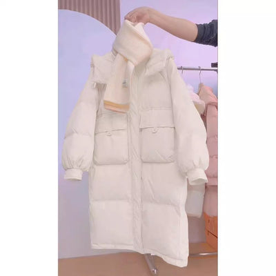 Chaqueta Acolchada de Plumón para Mujer Estilo Coreano Invierno - Image 7
