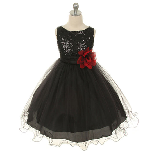 Vestido de Princesa con Moño de Rosas para Niñas - Diseño de Gala - Image 9