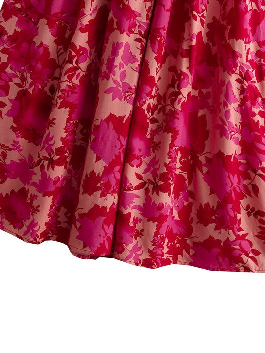 Vestido Retro Europeo Hueco con Estampado Irregular - Image 18