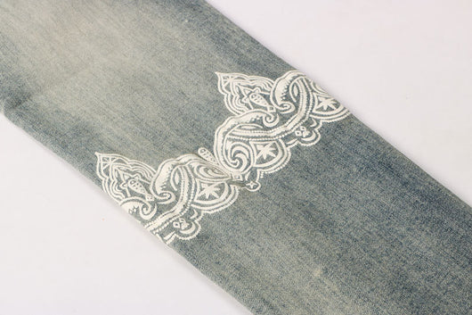 Jeans Vintage Desgastado con Estilo para Hombre - Image 3
