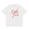 Camiseta Manga Corta con Bordado de Moño Unisex