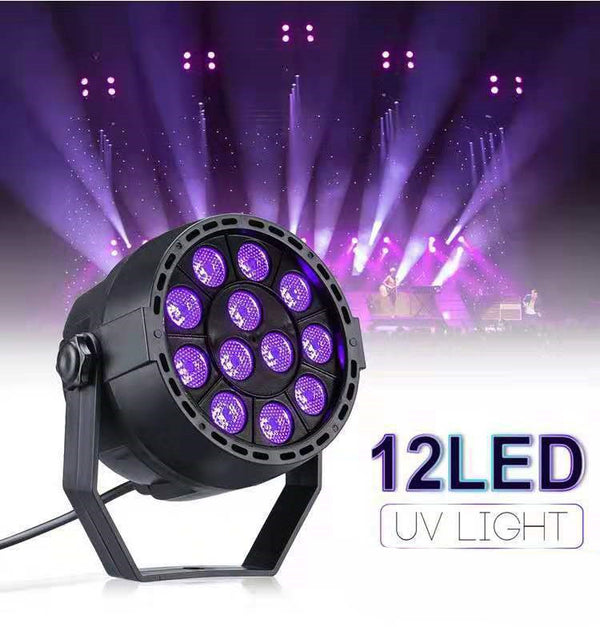 Kit de 12 Luces Par LED UV para Efecto de Teñido y Fondos