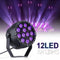 Kit de 12 Luces Par LED UV para Efecto de Teñido y Fondos