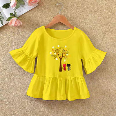 Playera Infantil con Volantes en Mangas - Ideal para Verano - Image 20