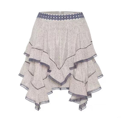 Conjunto de Dos Piezas con Blusa de Mangas Globo y Falda para Mujer - Image 14