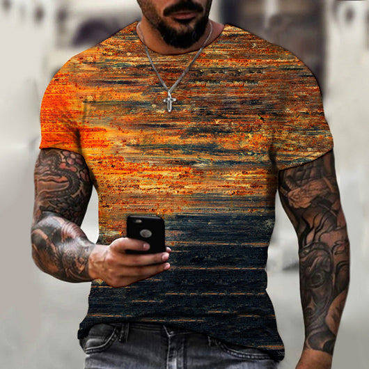 Remera Casual Hombre Estampado Digital 3D - Image 19