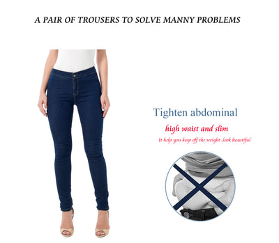 Pantalones Skinny Denim Rotos Estilo Estadounidense - Image 13