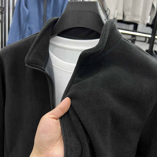 Abrigo Polar Térmico con Cuello Alto y Cierre de Cremallera para Hombre - Image 6