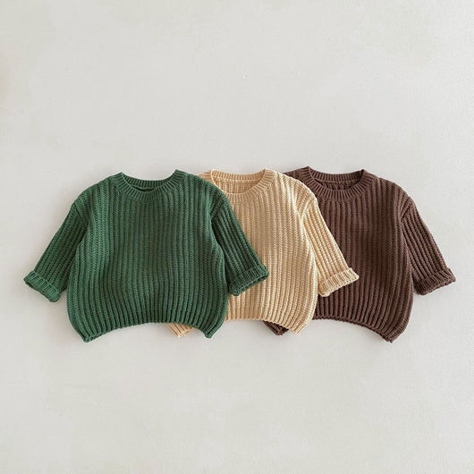 Suéter Tejido Grueso para Niños - Pullover Cómodo y Duradero - Image 31