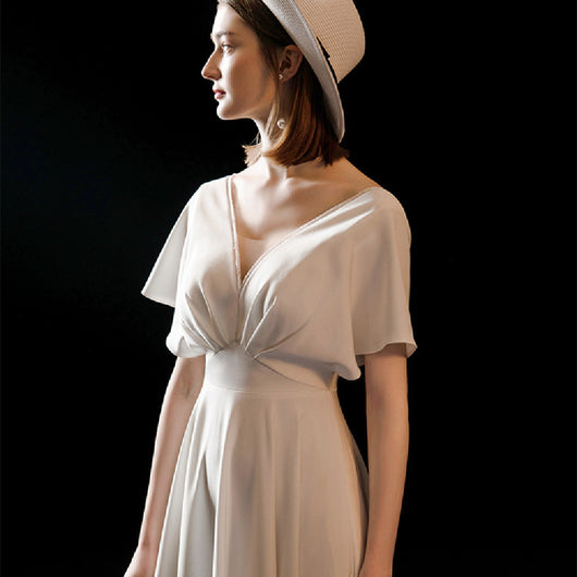 Vestido de Novia Satén Blanco Premium - Image 9