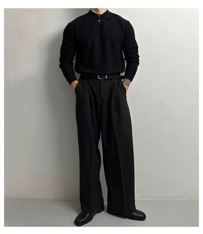 Suéter Ejecutivo Slim Fit Estilo Británico para Hombre - Image 12