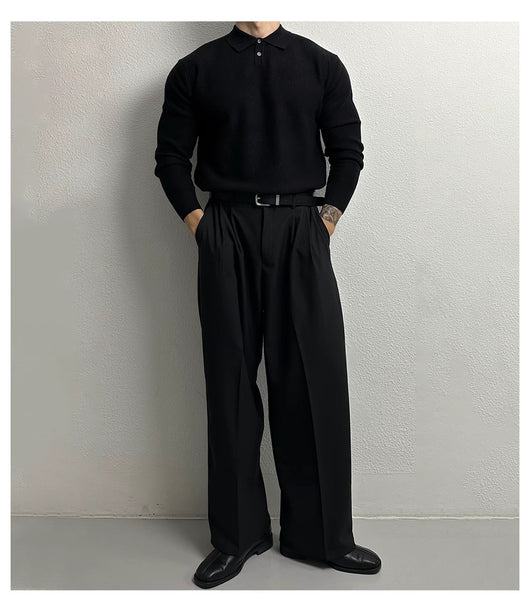 Suéter Ejecutivo Slim Fit Estilo Británico para Hombre - Image 12