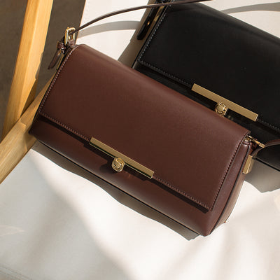 Bolso Mensajero Retro Francés - Elegancia Vintage en Cuero - Image 12