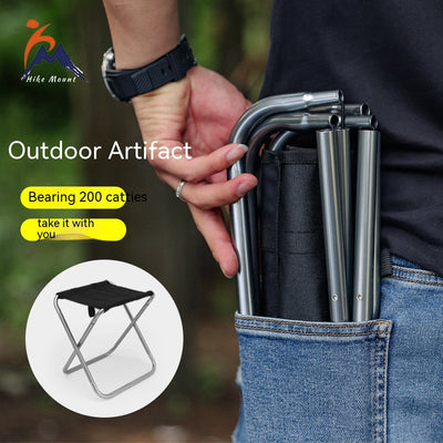 Taburete Plegable de Aluminio para Exterior - Image 2