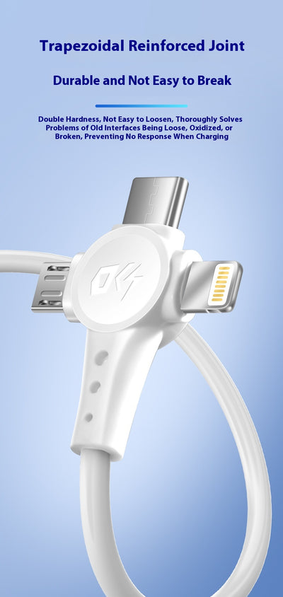 Cable de Carga Rápida 3 en 1 Retráctil Type-C Android - Image 19