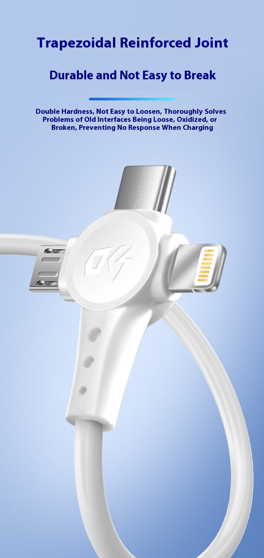 Cable de Carga Rápida 3 en 1 Retráctil Type-C Android - Image 19