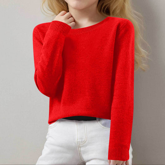 Suéter Cuello Redondo Versátil para Otoño e Invierno - Image 23