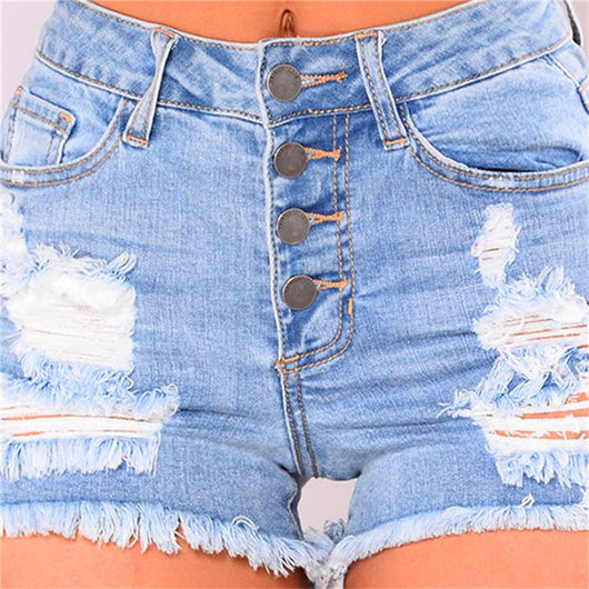 Shorts Vaqueros Rotos Mujer - Estilo Versátil para Verano - Image 8