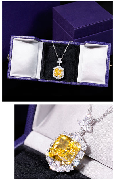 Collar de Plata 925 con Moissanita de Lujo para Mujer - Image 9