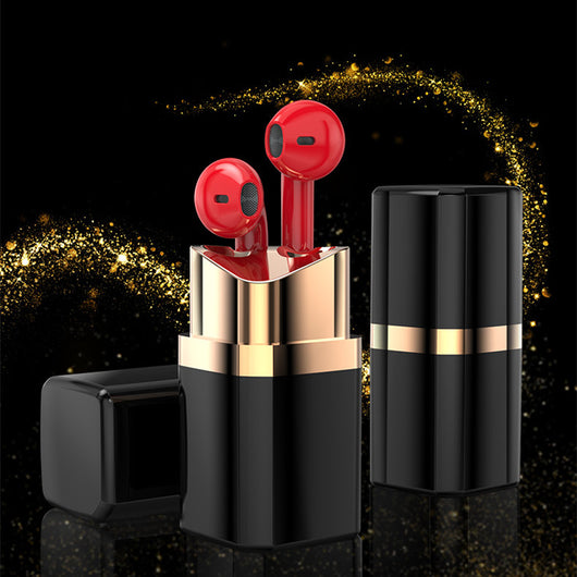 Auriculares Bluetooth Estilo Lápiz Labial con Cancelación de Ruido