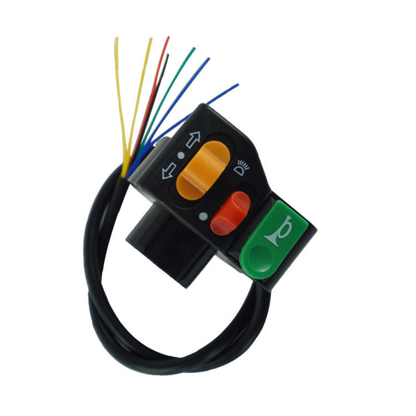 Dispositivo Multifunción para Manillar de Motocicleta: Claxon, Direccionales y Faro LED - Image 3