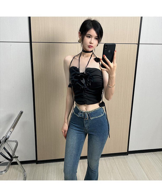 Jeans Skinny Retro Estilo Hong Kong para Mujer - Tela Ligera Verano - Image 17