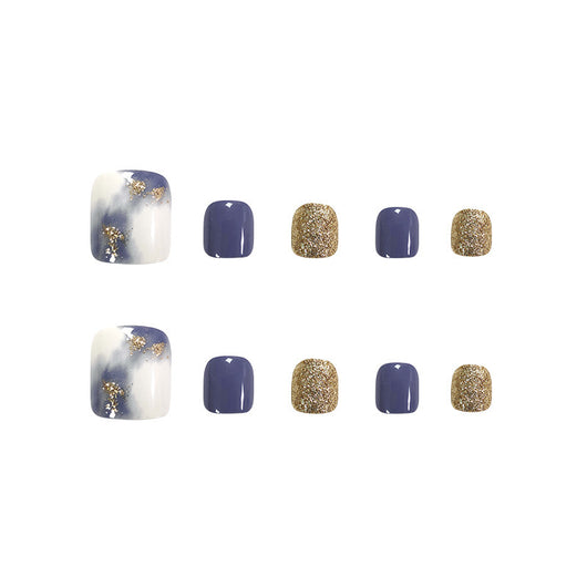 Manicura Floral con Detalles en Oro Laminado - Image 5