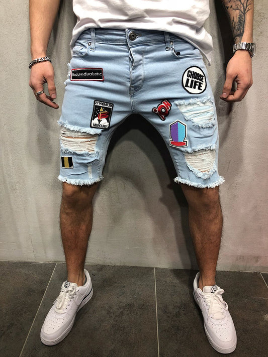 Pantalones Slim Cropped con Bordados - Jeans Modernos y Ajustados - Image 2