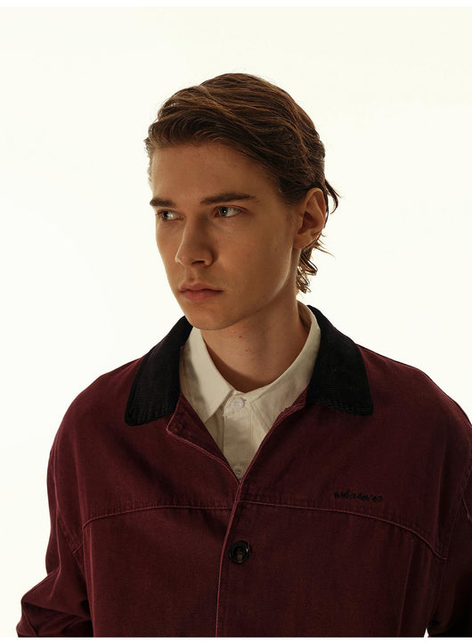 Chaqueta de Trabajo Retro Corta para Hombre - Image 13