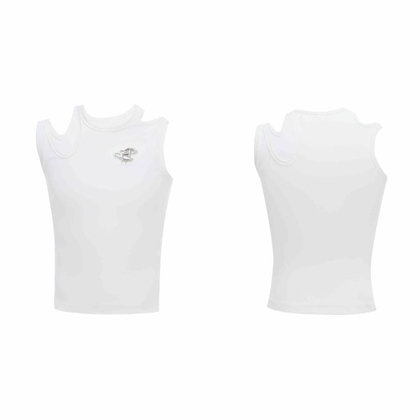 Chaleco Unisex con Detalles Metálicos - Camiseta Sin Mangas Ajustada - Image 4